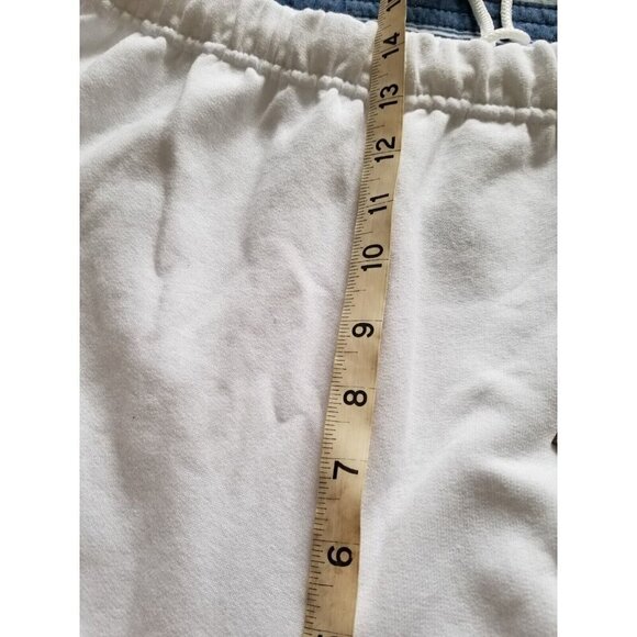 BP Cotton Blend White High Waisted Jogger Sweatpants Womens Size Large (L) - Picture 7 of 9